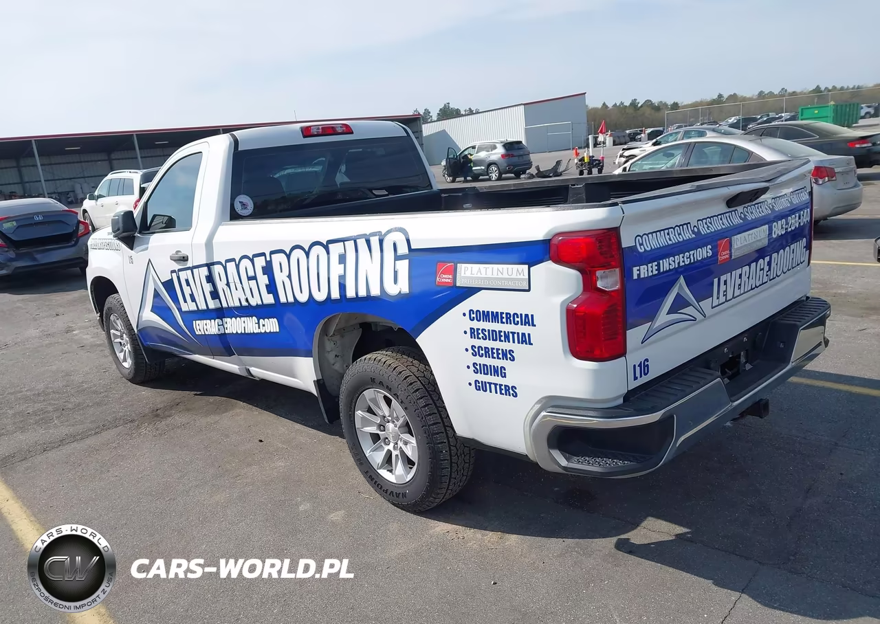 2020 Chevrolet Silverado 1500 2Wd Long Bed Wt VIN:3GCNWAEF2LG445895 - 3