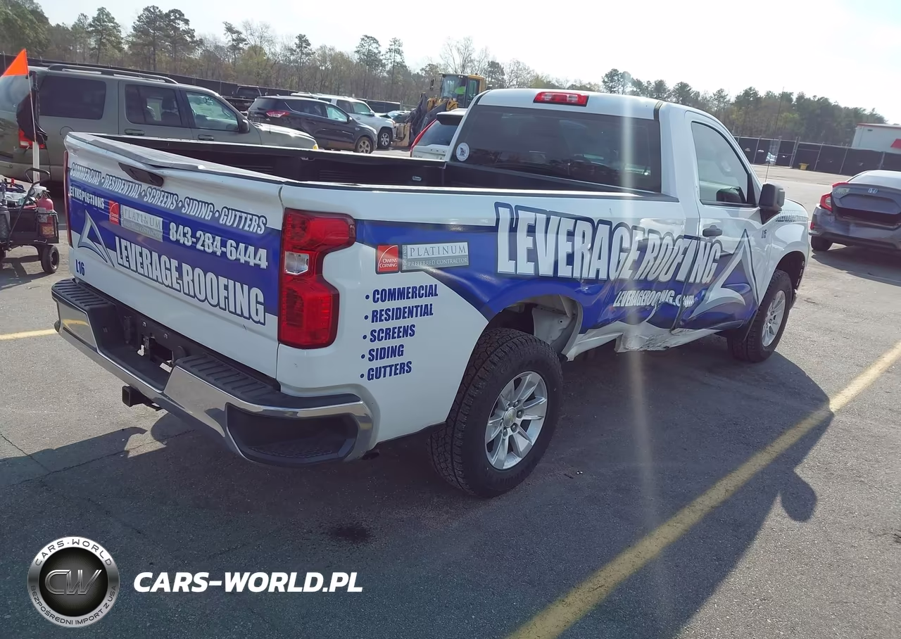 2020 Chevrolet Silverado 1500 2Wd Long Bed Wt VIN:3GCNWAEF2LG445895 - 4