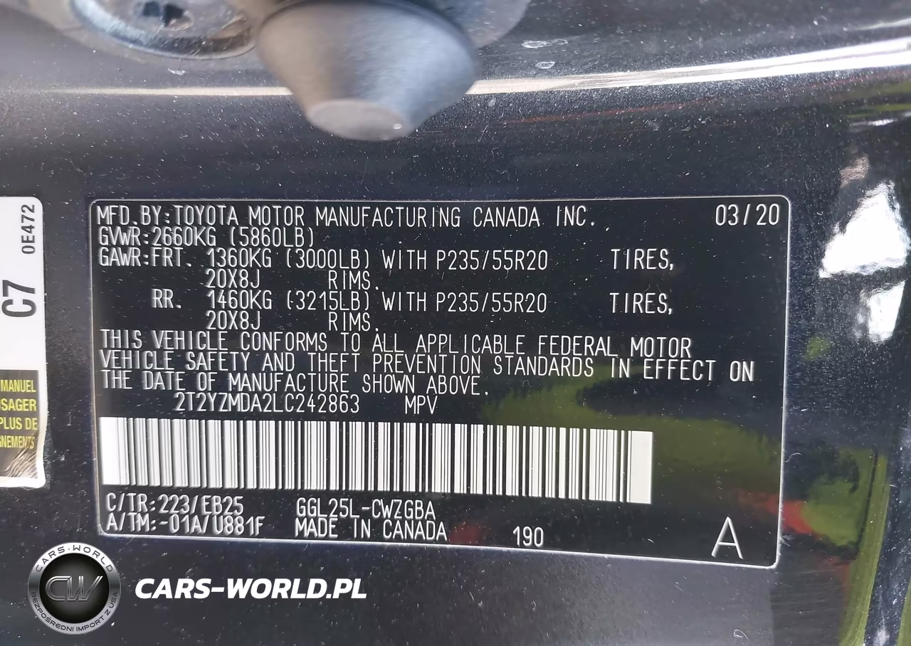 2020 Lexus Rx 350 F Sport Performance VIN:2T2YZMDA2LC242863 - 9