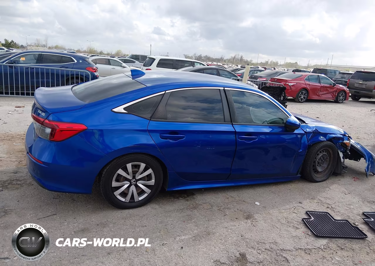 2022 Honda Civic Lx VIN:2HGFE2F25NH524457 - 13