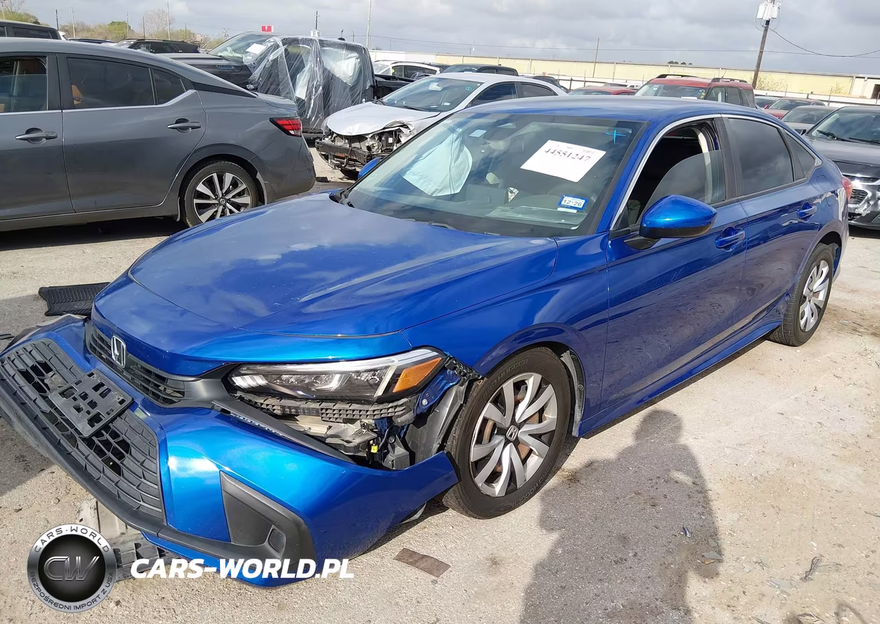2022 Honda Civic Lx VIN:2HGFE2F25NH524457 - 2