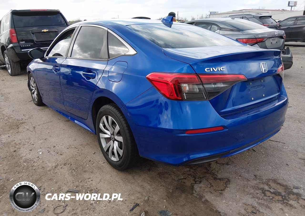 2022 Honda Civic Lx VIN:2HGFE2F25NH524457 - 3