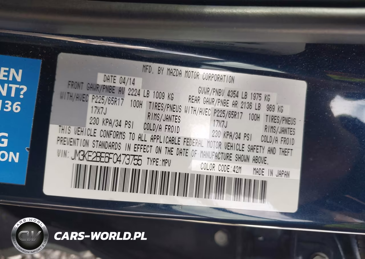 2015 Mazda Cx-5 Sport VIN:JM3KE2BE6F0473755 - 9