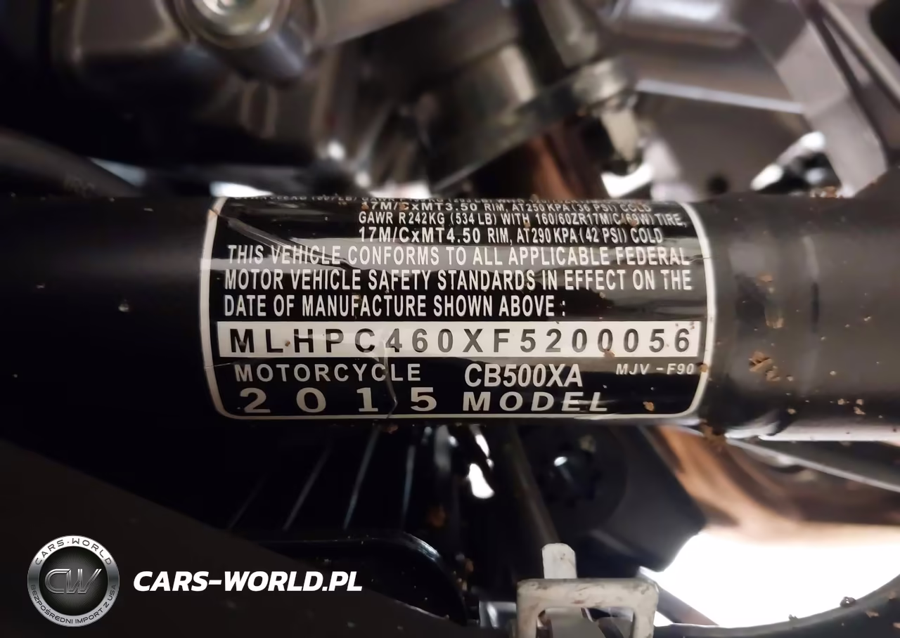 2015 Honda Cb500 Xa - Abs VIN:MLHPC460XF5200056 - 10