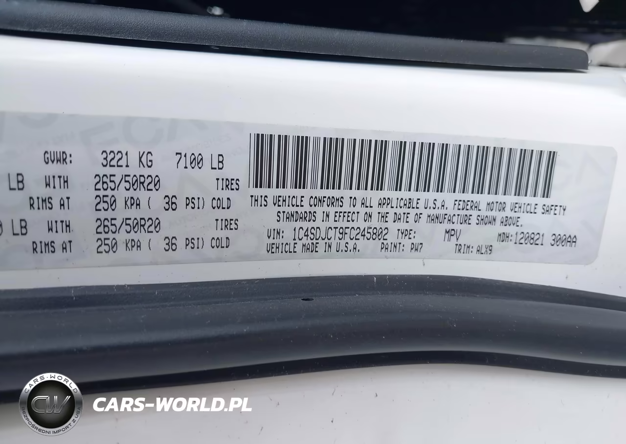 2015 Dodge Durango R-T VIN:1C4SDJCT9FC245802 - 9