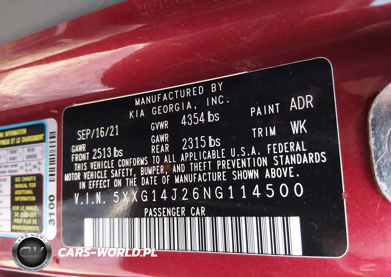 2022 Kia K5 Lxs VIN:5XXG14J26NG114500 - 9