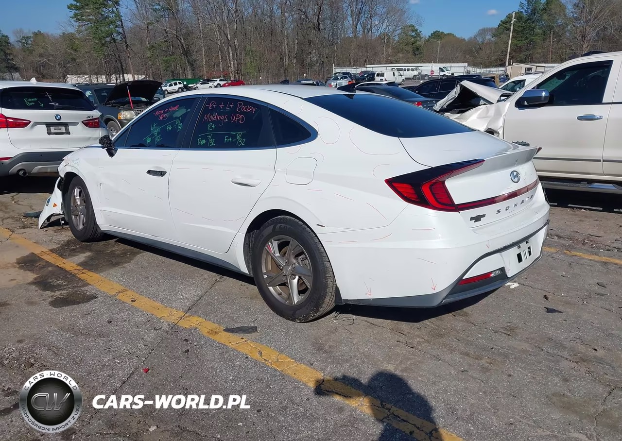 2021 Hyundai Sonata Se VIN:5NPEG4JA6MH100922 - 3