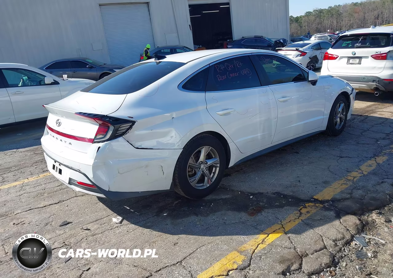 2021 Hyundai Sonata Se VIN:5NPEG4JA6MH100922 - 4
