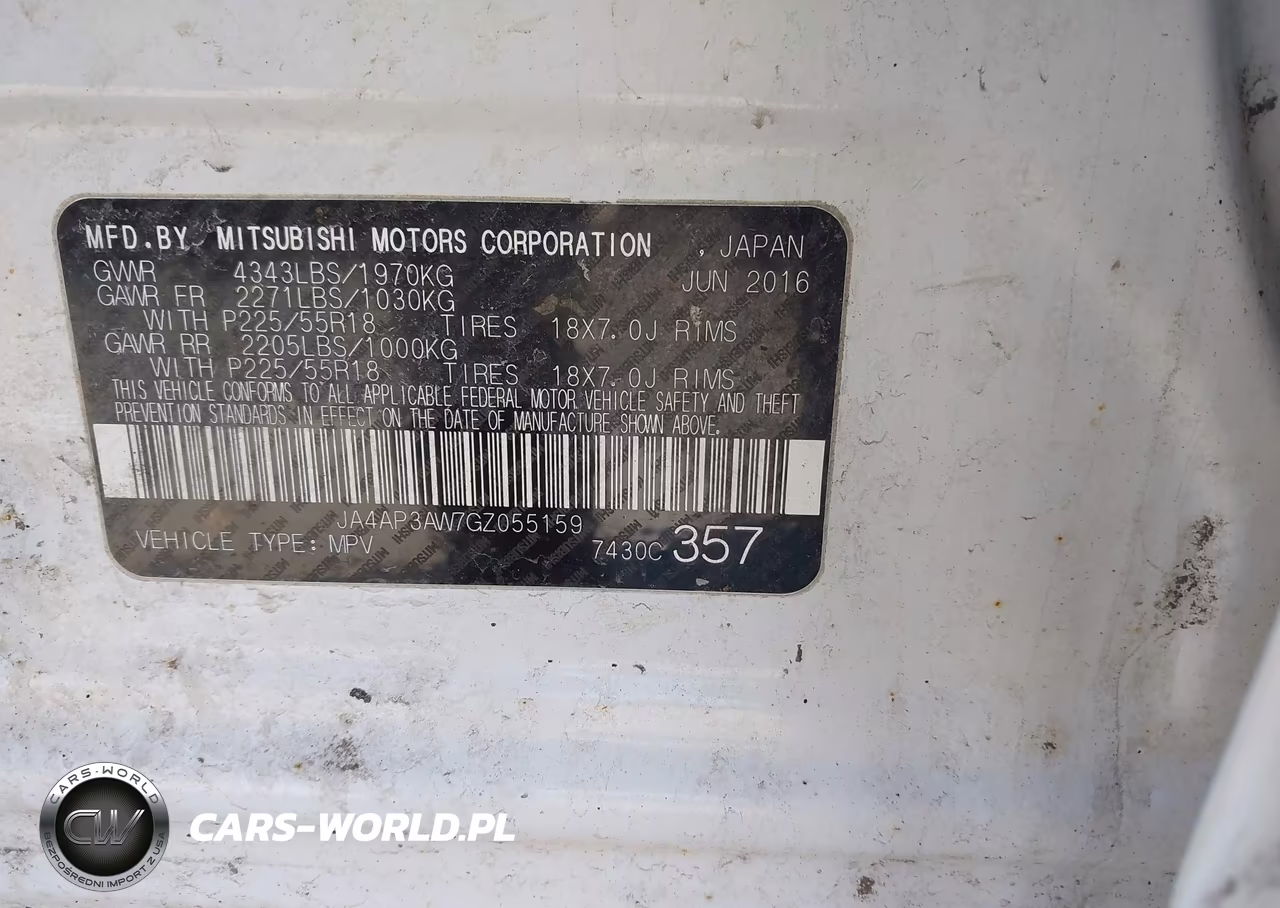 2016 Mitsubishi Outlander Sport 2.4 Es VIN:JA4AP3AW7GZ055159 - 9