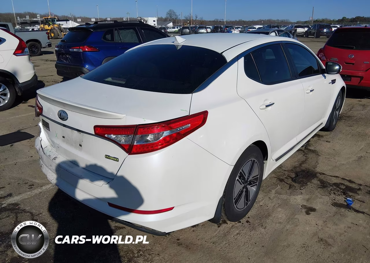 2013 Kia Optima Hybrid Lx VIN:KNAGM4AD7D5055661 - 4