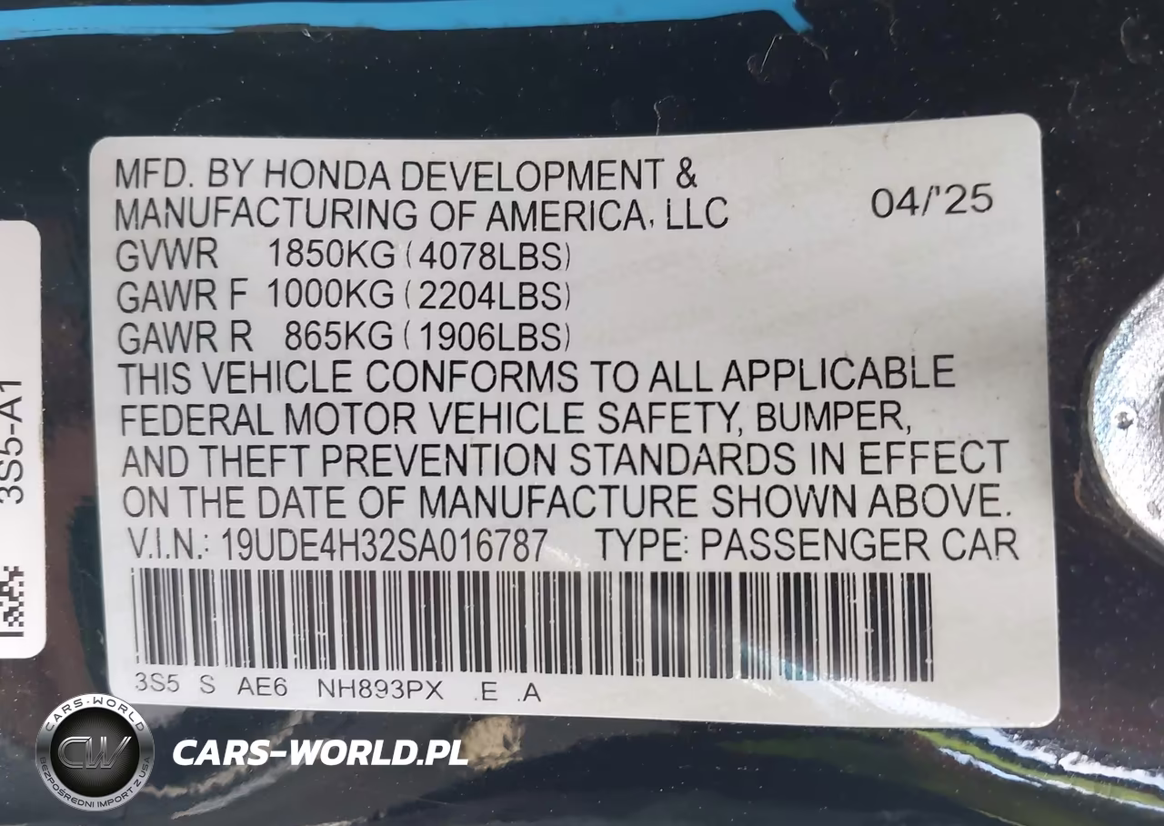2025 Acura Integra A-Spec VIN:19UDE4H32SA016787 - 9