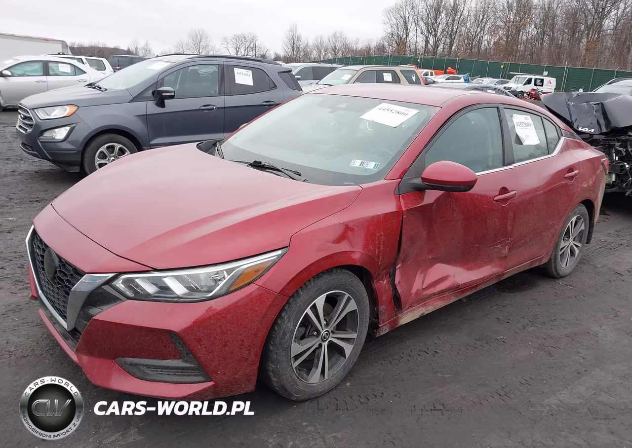 2022 Nissan Sentra Sv Xtronic Cvt VIN:3N1AB8CV1NY296845 - 2