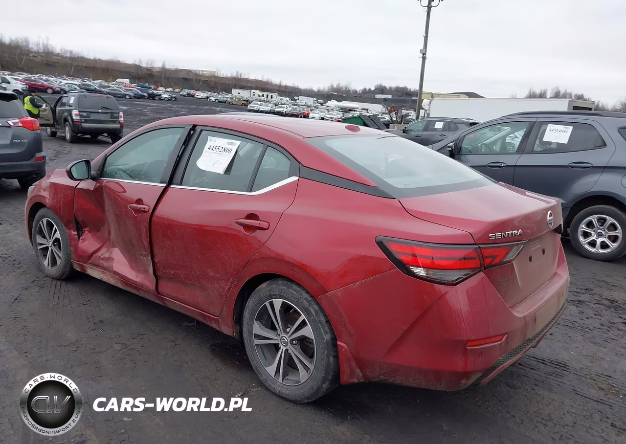 2022 Nissan Sentra Sv Xtronic Cvt VIN:3N1AB8CV1NY296845 - 3