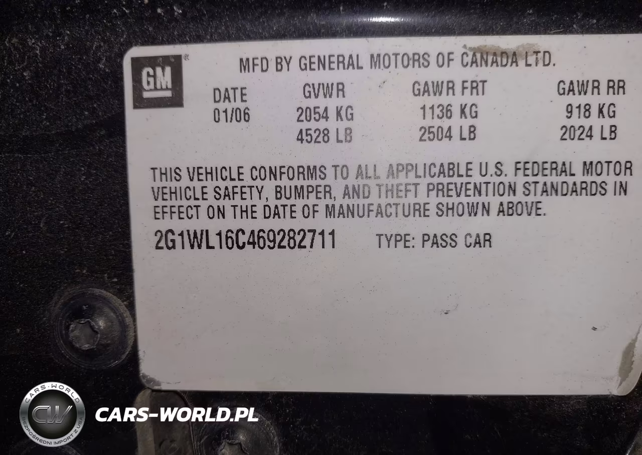 2006 Chevrolet Monte Carlo Ss VIN:2G1WL16C469282711 - 9