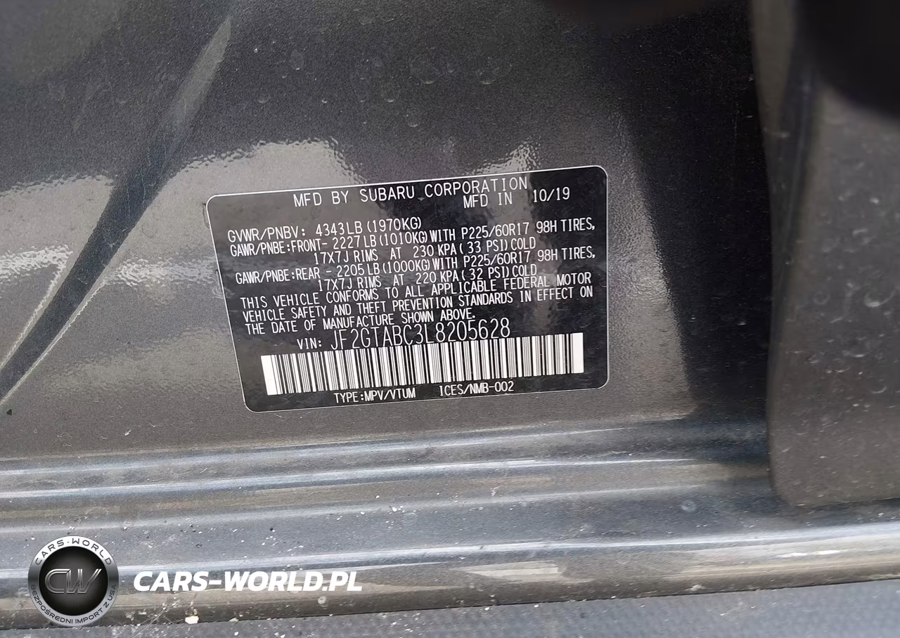 2020 Subaru Crosstrek VIN:JF2GTABC3L8205628 - 9