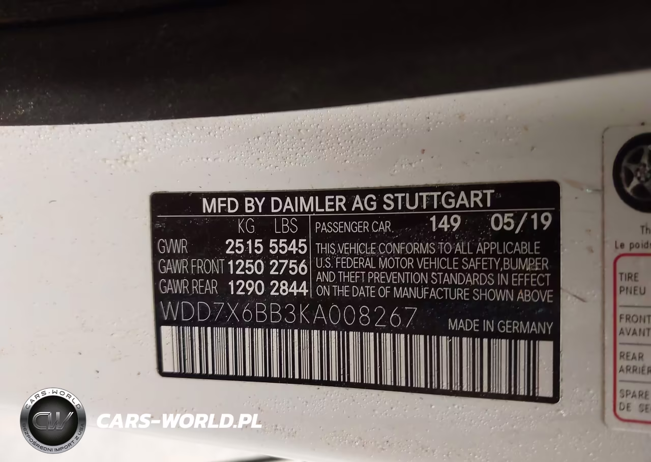 2019 Mercedes-Benz Amg Gt 53 4-Door Coupe VIN:WDD7X6BB3KA008267 - 9