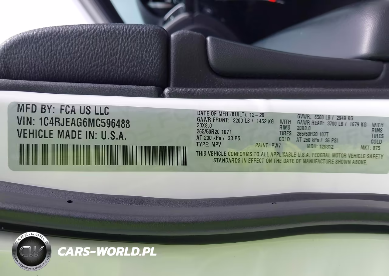 2021 Jeep Grand Cherokee Laredo X 4X2 VIN:1C4RJEAG6MC596488 - 9