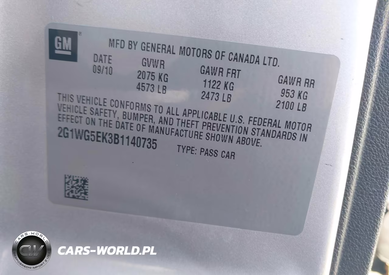 2011 Chevrolet Impala Lt VIN:2G1WG5EK3B1140735 - 9