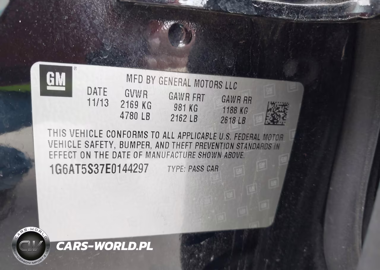 2014 Cadillac Cts Premium VIN:1G6AT5S37E0144297 - 9