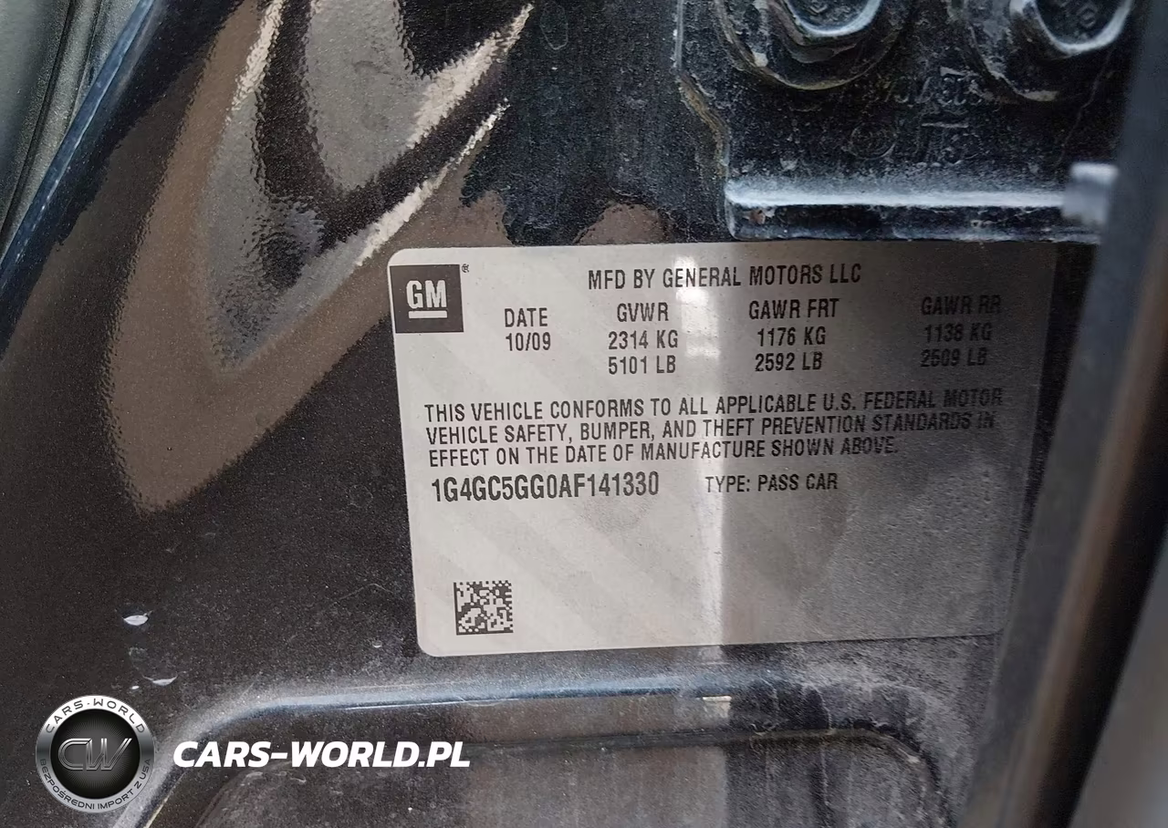 2010 Buick Lacrosse Cxl VIN:1G4GC5GG0AF141330 - 9
