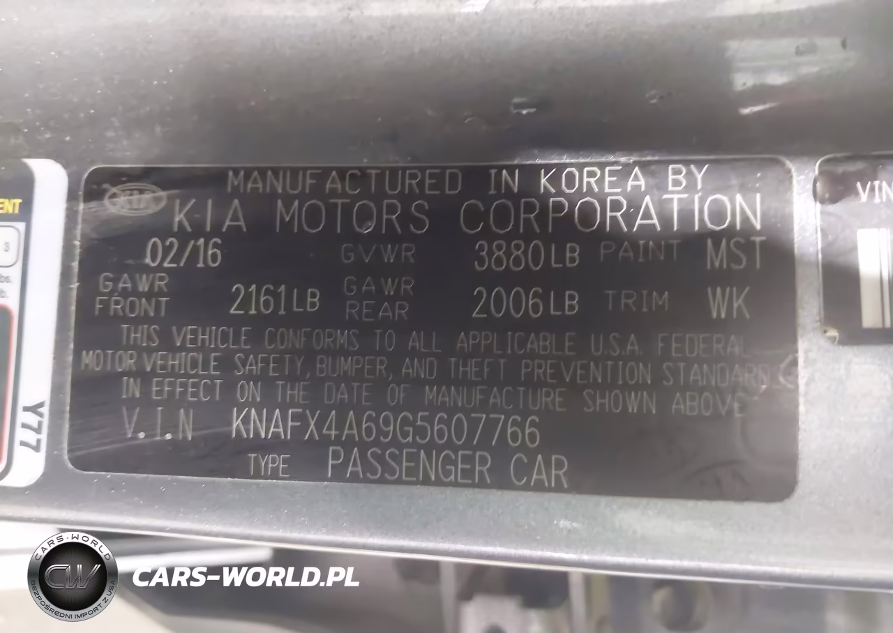 2016 Kia Forte Lx VIN:KNAFX4A69G5607766 - 9