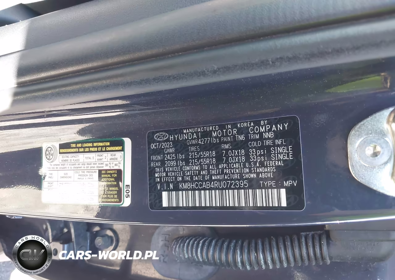 2024 Hyundai Kona Sel VIN:KM8HCCAB4RU072395 - 9