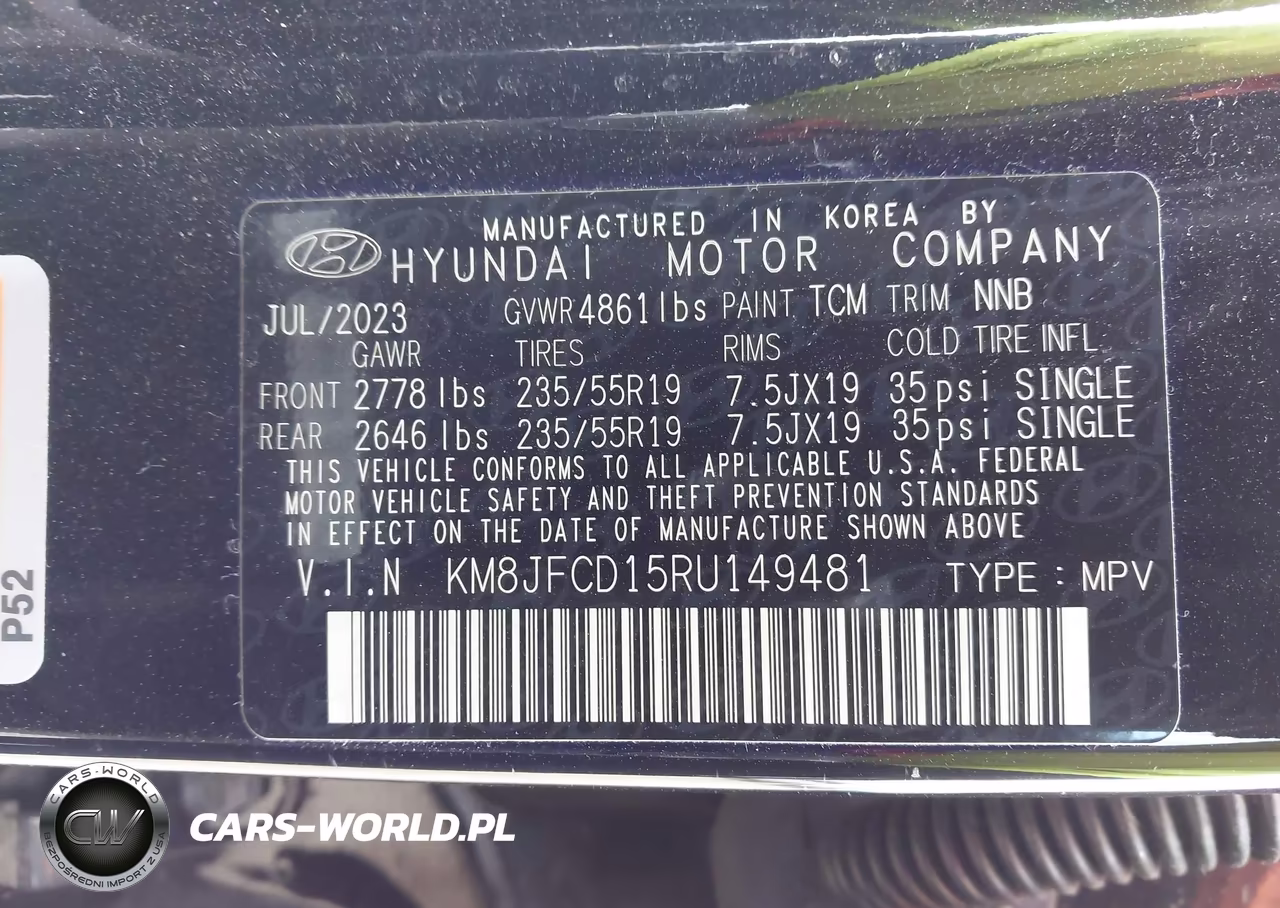 2024 Hyundai Tucson Hybrid N Line VIN:KM8JFCD15RU149481 - 9