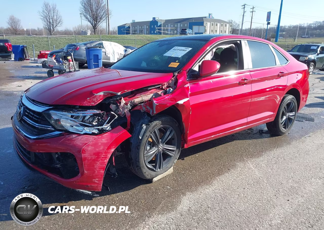 2022 Volkswagen Jetta 1.5T Se VIN:3VW7M7BU8NM011325 - 2
