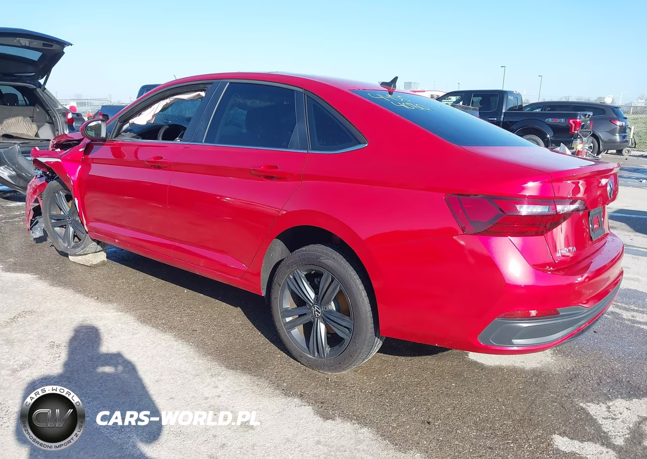 2022 Volkswagen Jetta 1.5T Se VIN:3VW7M7BU8NM011325 - 3