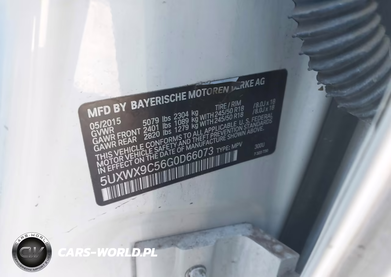 2016 BMW X3 xDrive28I VIN:5UXWX9C56G0D66073 - 9