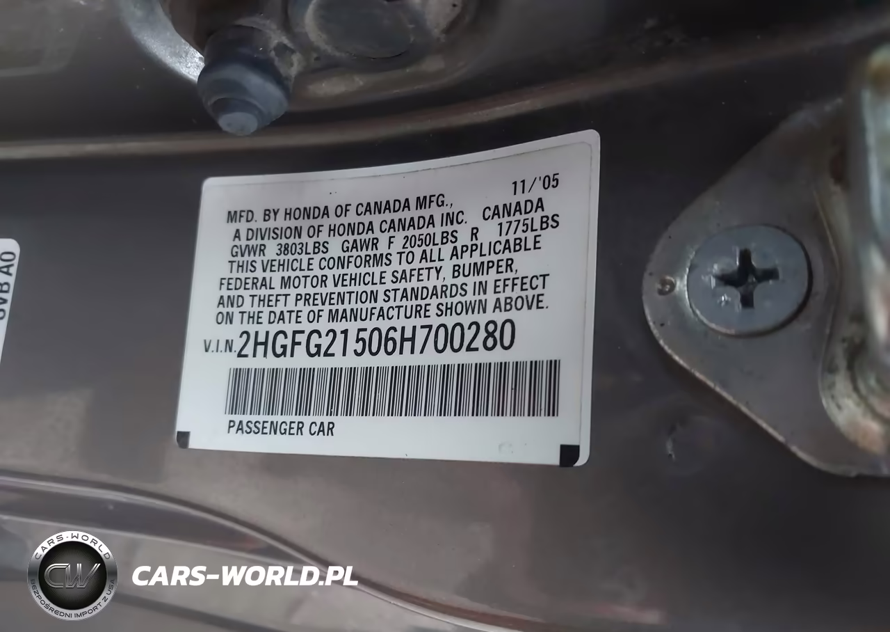 2006 Honda Civic Si Si-Si (M6)-W-Navi St VIN:2HGFG21506H700280 - 9