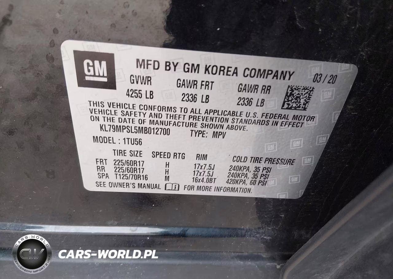2021 Chevrolet Trailblazer Fwd Lt VIN:KL79MPSL5MB012700 - 9