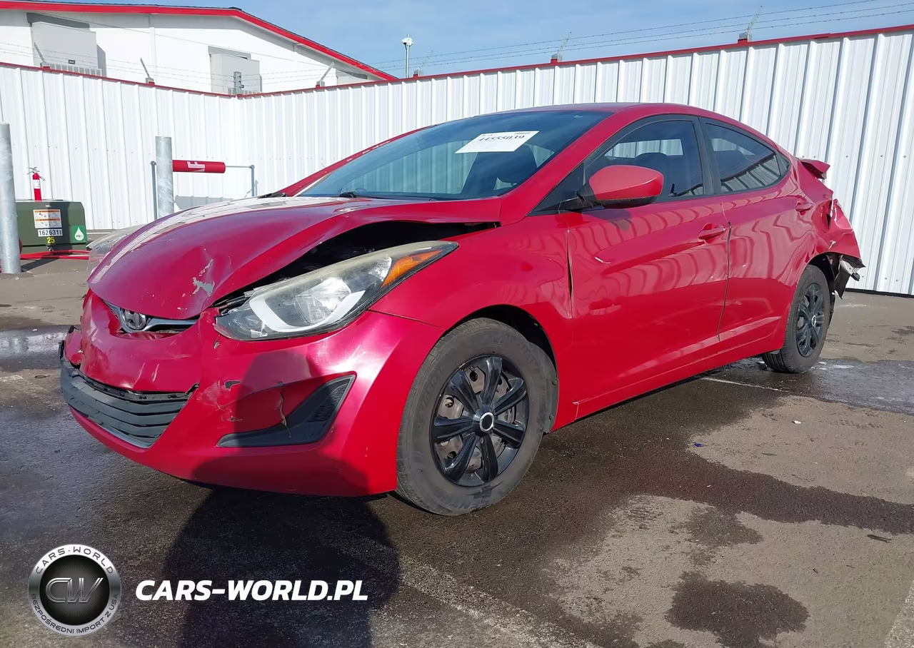 2016 Hyundai Elantra Se VIN:KMHDH4AE6GU542259 - 2