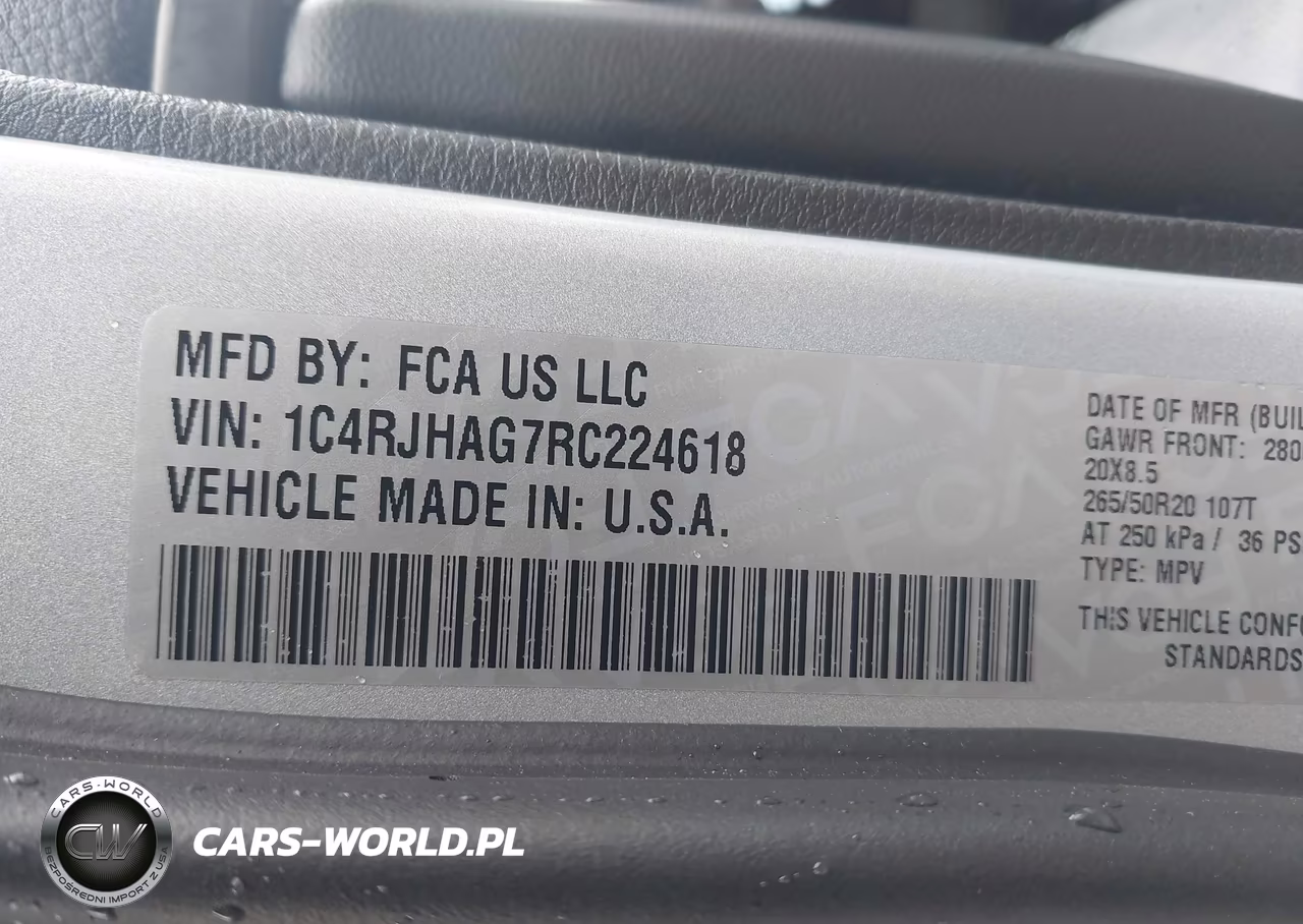 2024 Jeep Grand Cherokee Altitude X 4X4 VIN:1C4RJHAG7RC224618 - 9