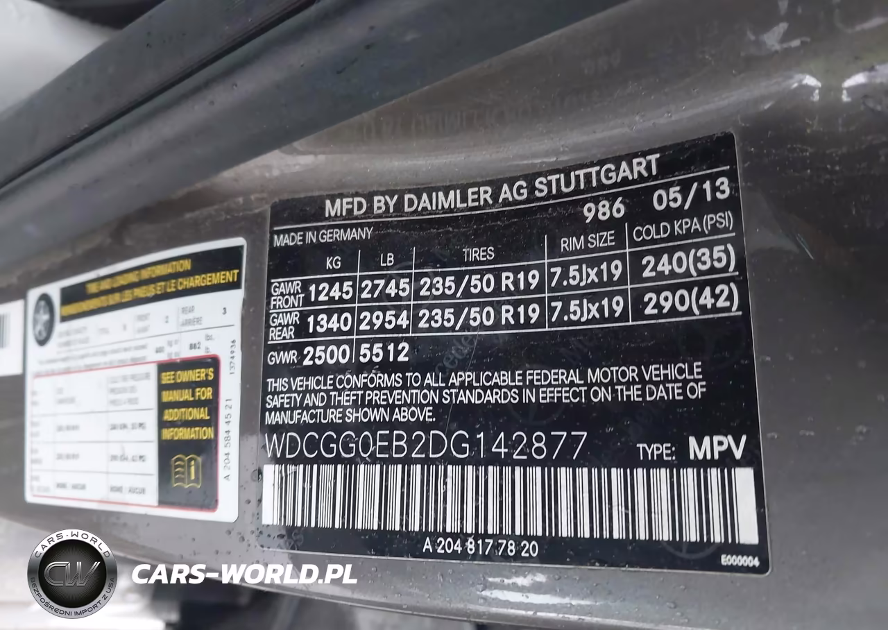 2013 Mercedes-Benz Glk 250 Bluetec 4Matic VIN:WDCGG0EB2DG142877 - 9