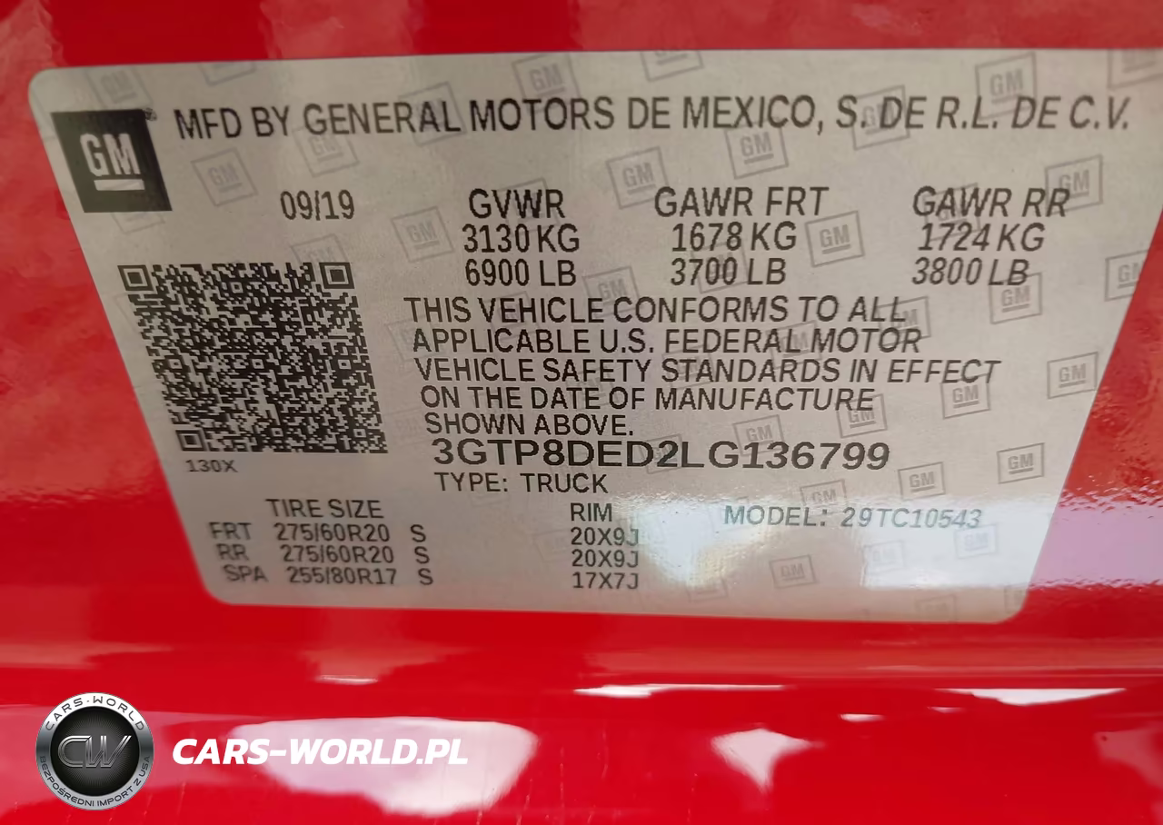 2020 GMC Sierra 1500 Slt VIN:3GTP8DED2LG136799 - 9