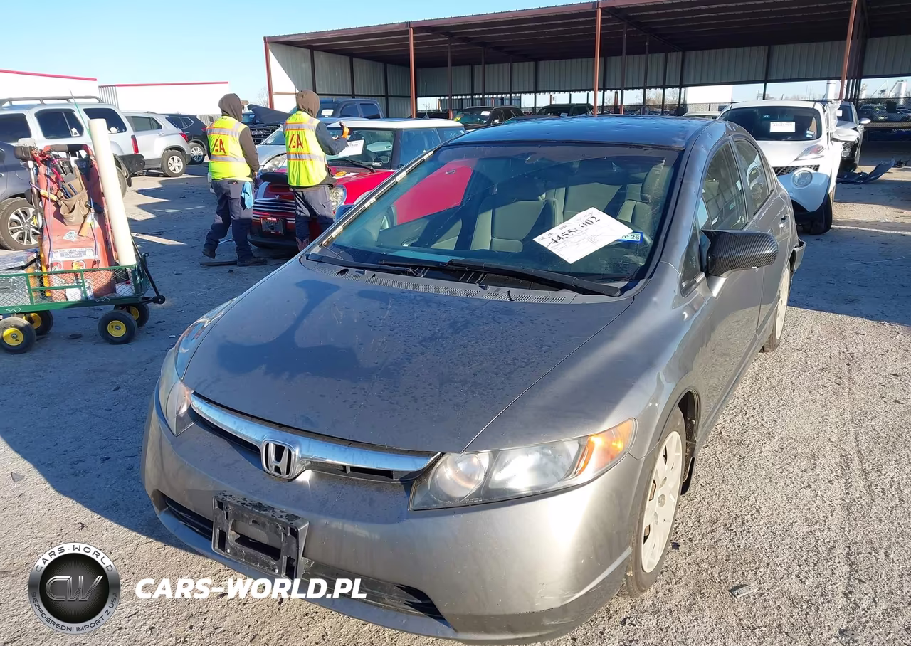 2007 Honda Civic Lx VIN:JHMFA16557S001593 - 2