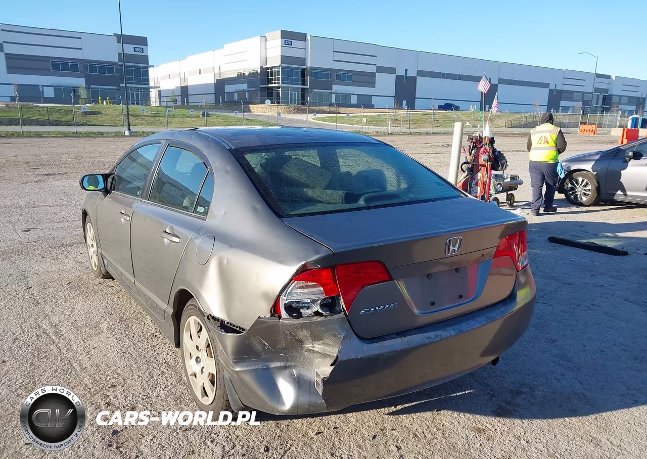 2007 Honda Civic Lx VIN:JHMFA16557S001593 - 3