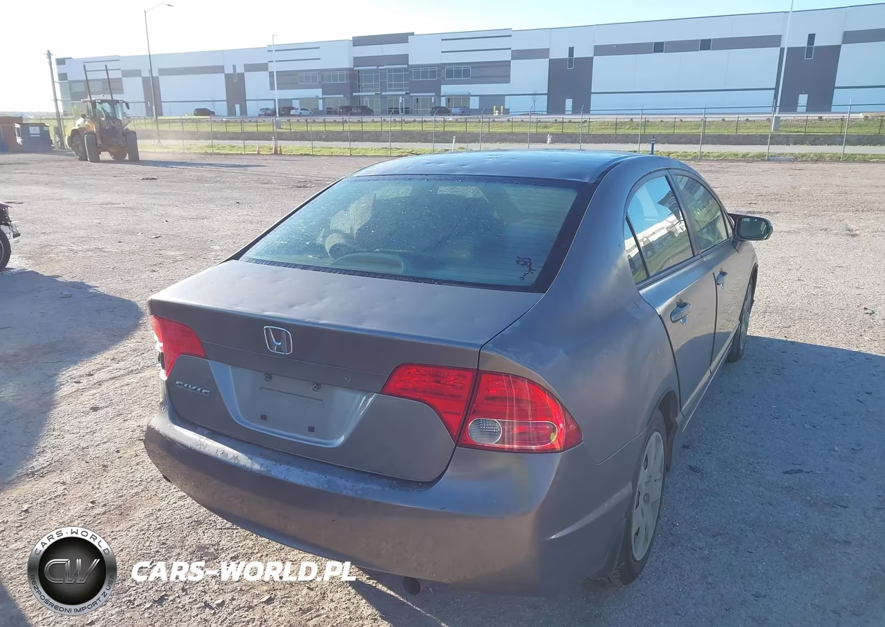 2007 Honda Civic Lx VIN:JHMFA16557S001593 - 4
