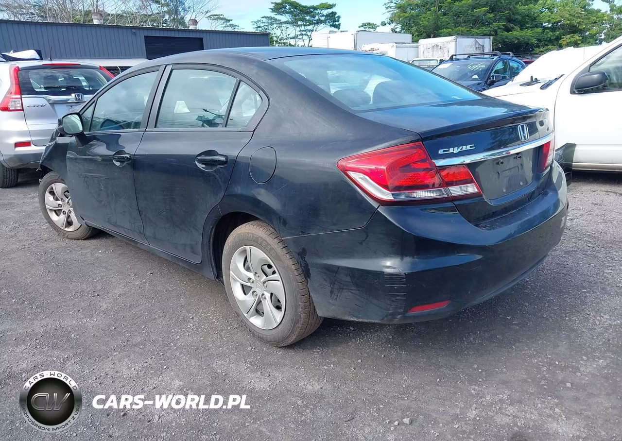 2013 Honda Civic Lx VIN:19XFB2F5XDE092802 - 3