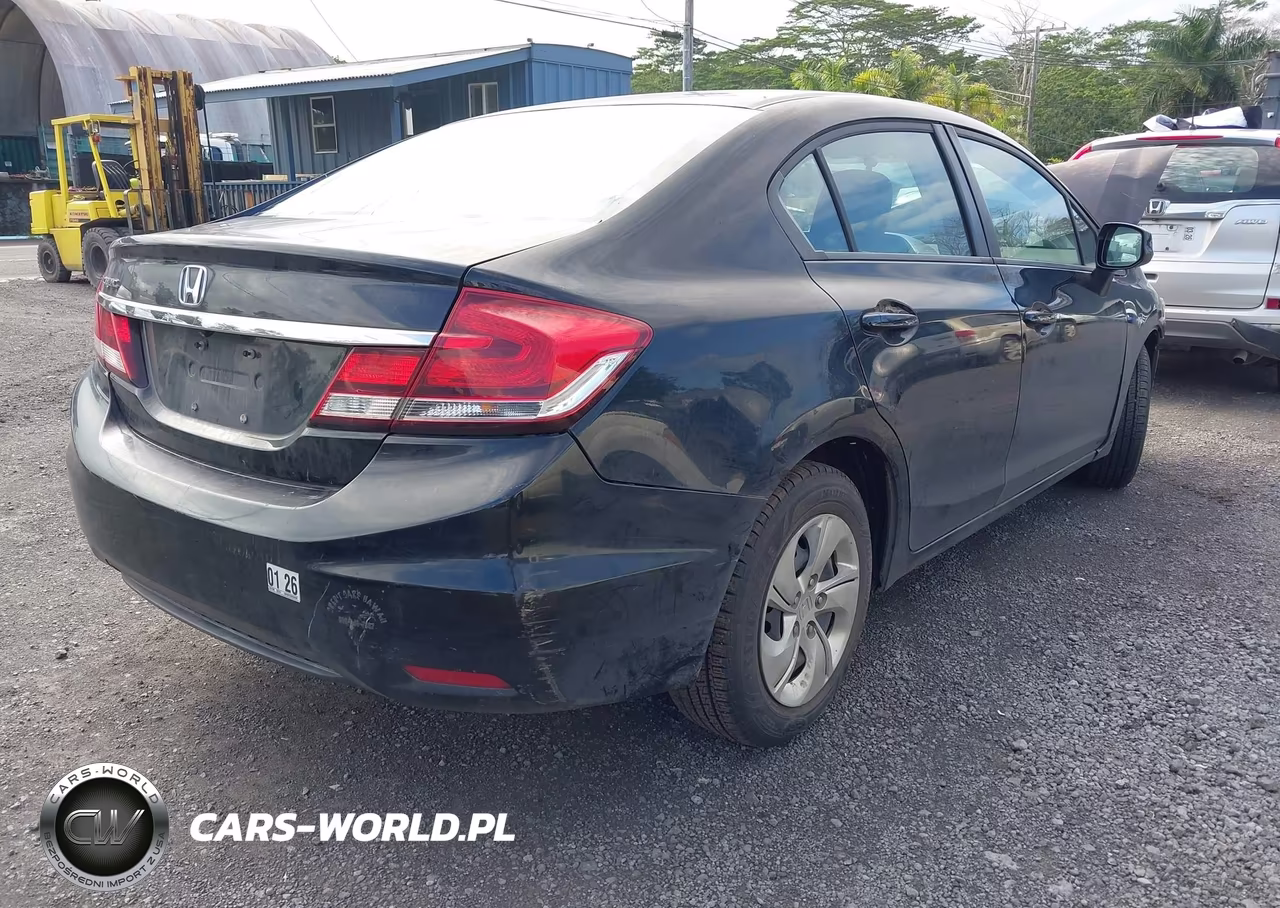 2013 Honda Civic Lx VIN:19XFB2F5XDE092802 - 4