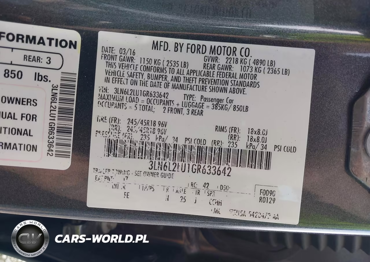 2016 Lincoln Mkz Hybrid VIN:3LN6L2LU1GR633642 - 9