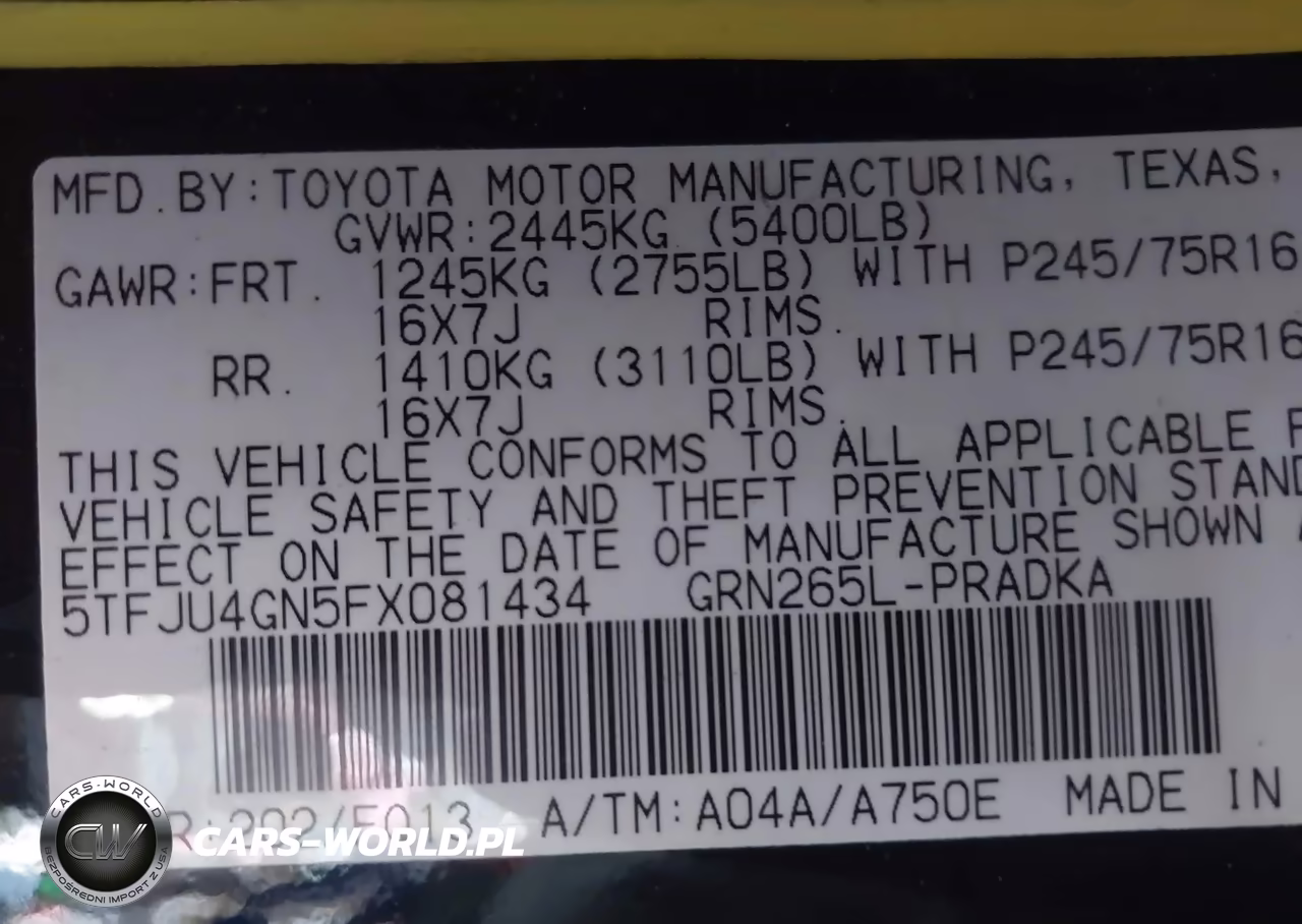 2015 Toyota Tacoma Prerunner V6 VIN:5TFJU4GN5FX081434 - 9