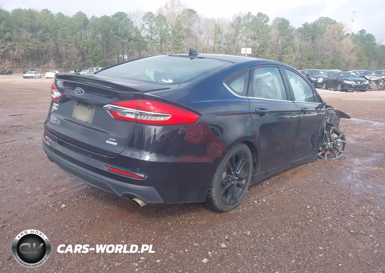 2019 Ford Fusion Se VIN:3FA6P0HDXKR146606 - 4