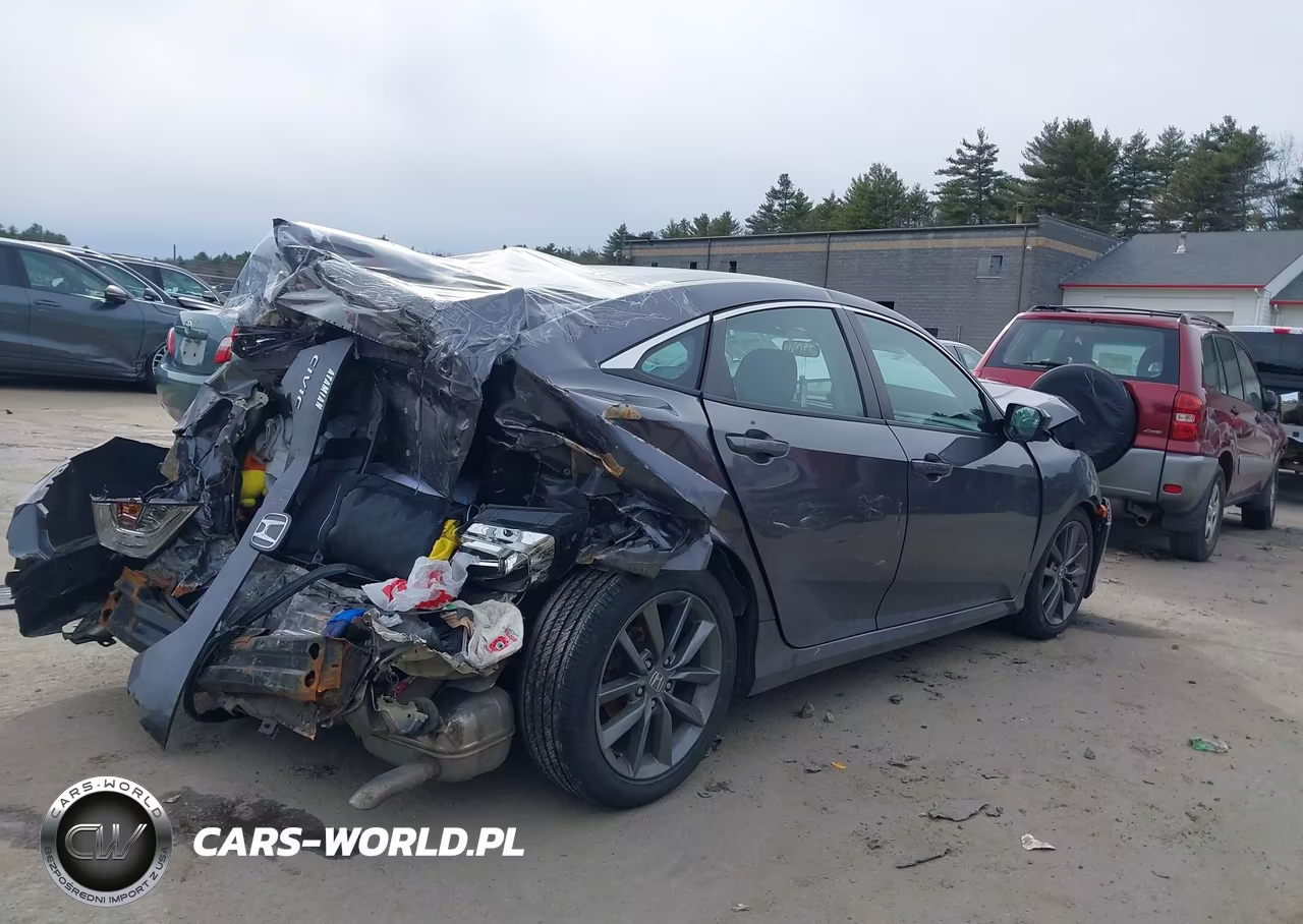 2019 Honda Civic Ex VIN:2HGFC1F32KH651316 - 4