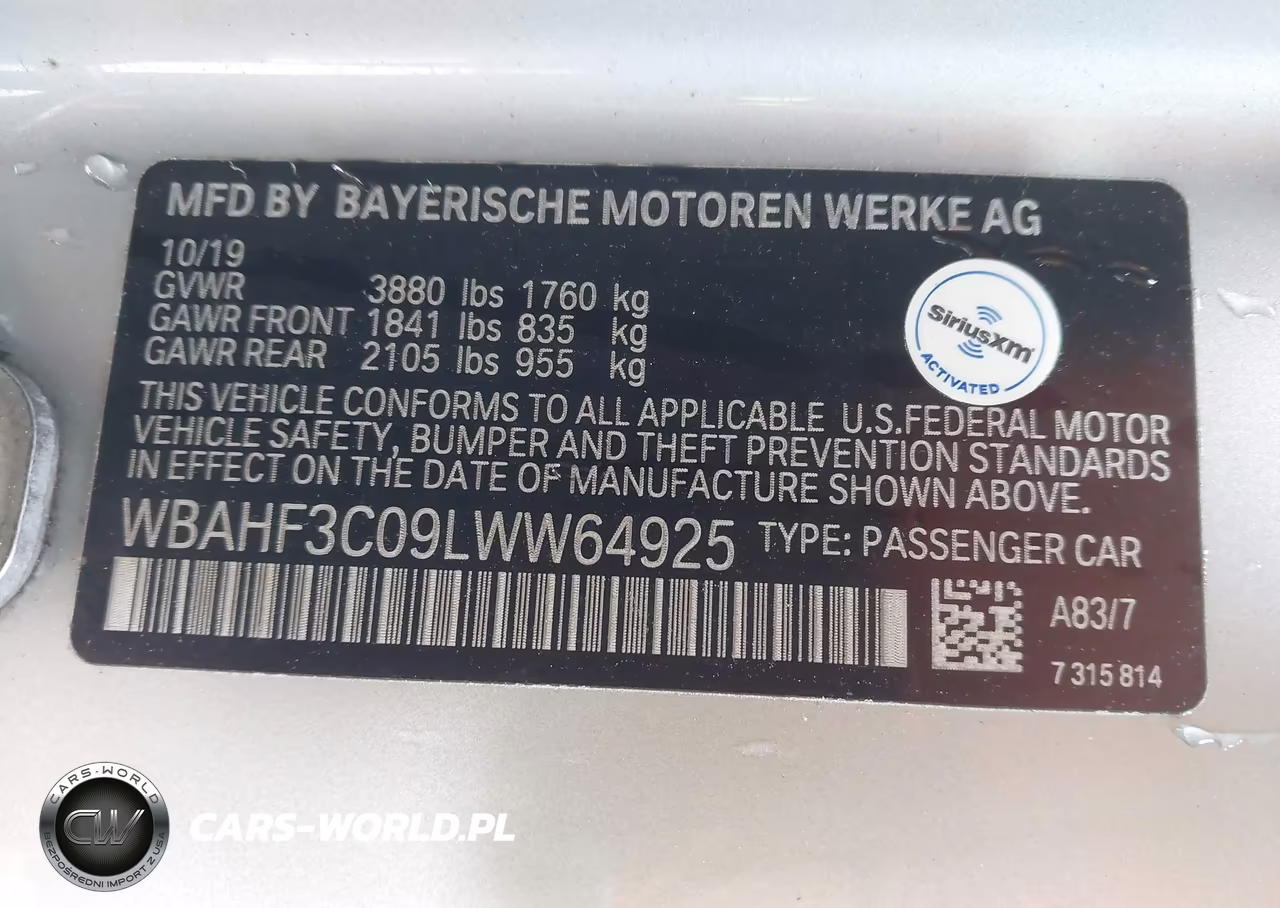2020 BMW Z4 Sdrive30I VIN:WBAHF3C09LWW64925 - 9
