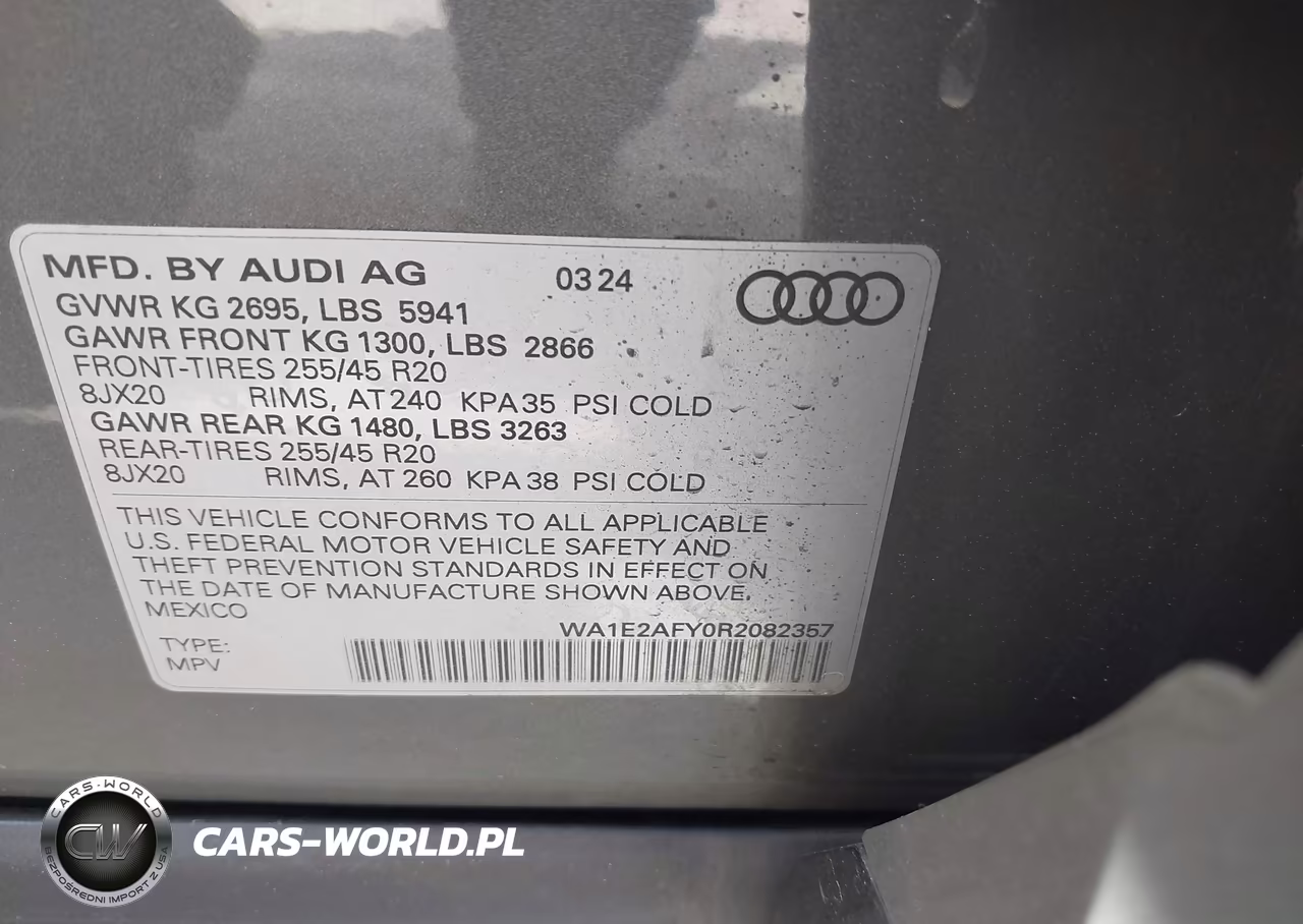 2024 Audi Q5 Premium Plus 55 Tfsi E S Line Quattro S Tronic VIN:WA1E2AFY0R2082357 - 9