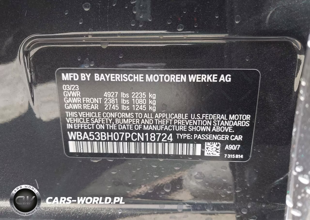 2023 BMW 530 I VIN:WBA53BH07PCN18724 - 9