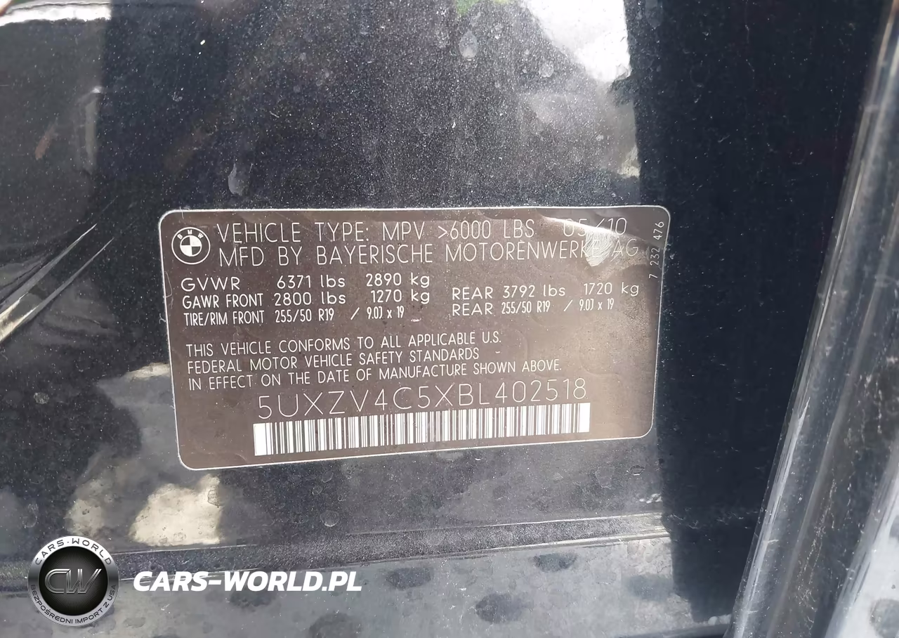 2011 BMW X5 xDrive35I-xDrive35I Premium-xDrive35I Sport Activity VIN:5UXZV4C5XBL402518 - 9