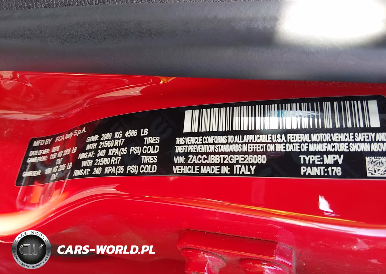 2016 Jeep Renegade Latitude VIN:ZACCJBBT2GPE26080 - 9